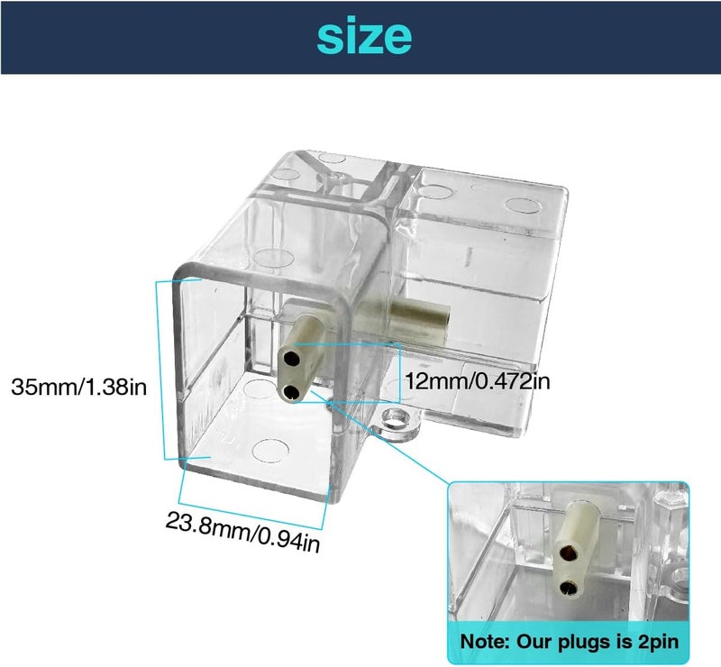 cezelux 5 Pack Hexagon Garage Light Connectors 90° L-Connector 2 Pin 2 Way LED Garage Tube Copper Pin DIY Hexagon Light Accessories Replacement/Spare for Honeycomb Lighting Systems (5 Pack L Connector) - Image 4